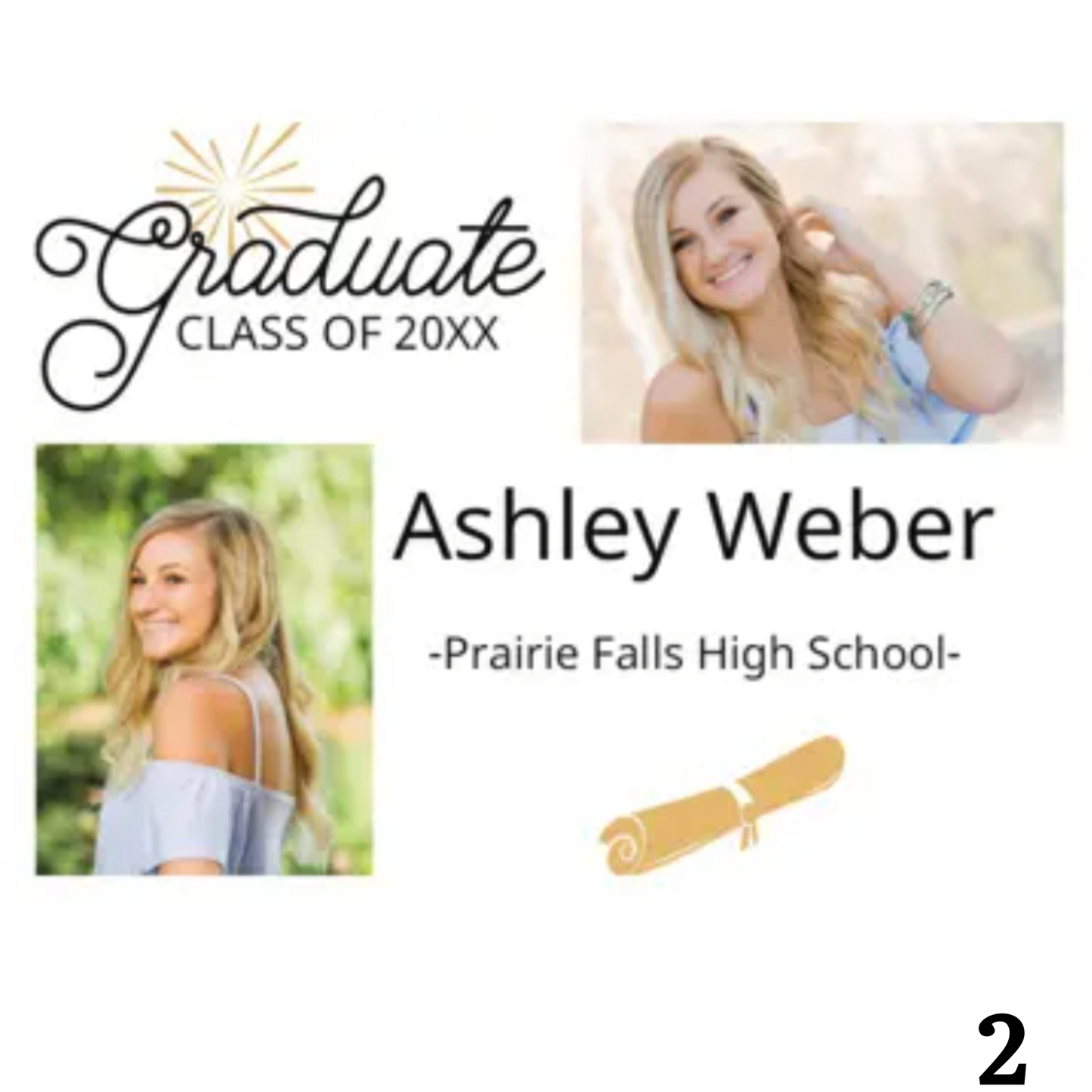 Grad Yard Sign 18x24