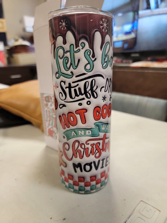 Let's Bake Christmas 20 oz tumbler