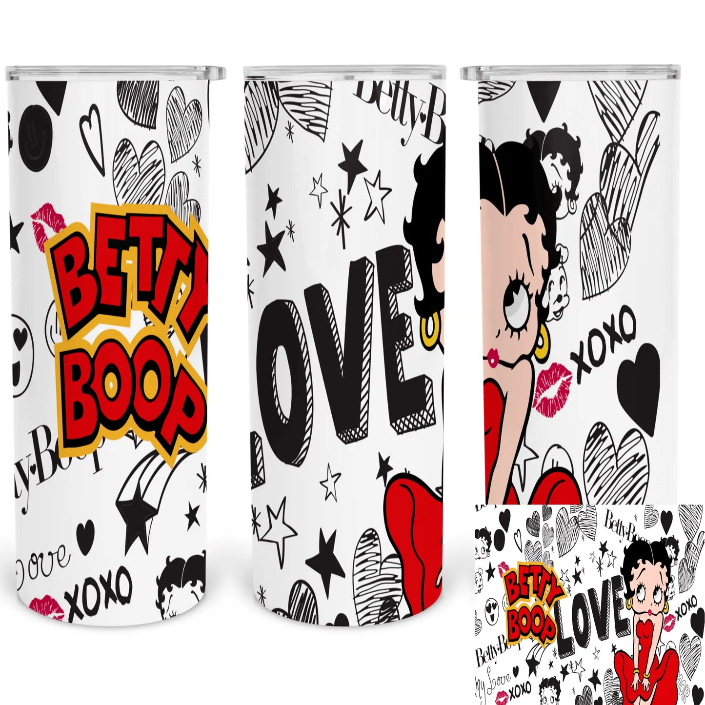 Betty Boop Skinny oz tumbler