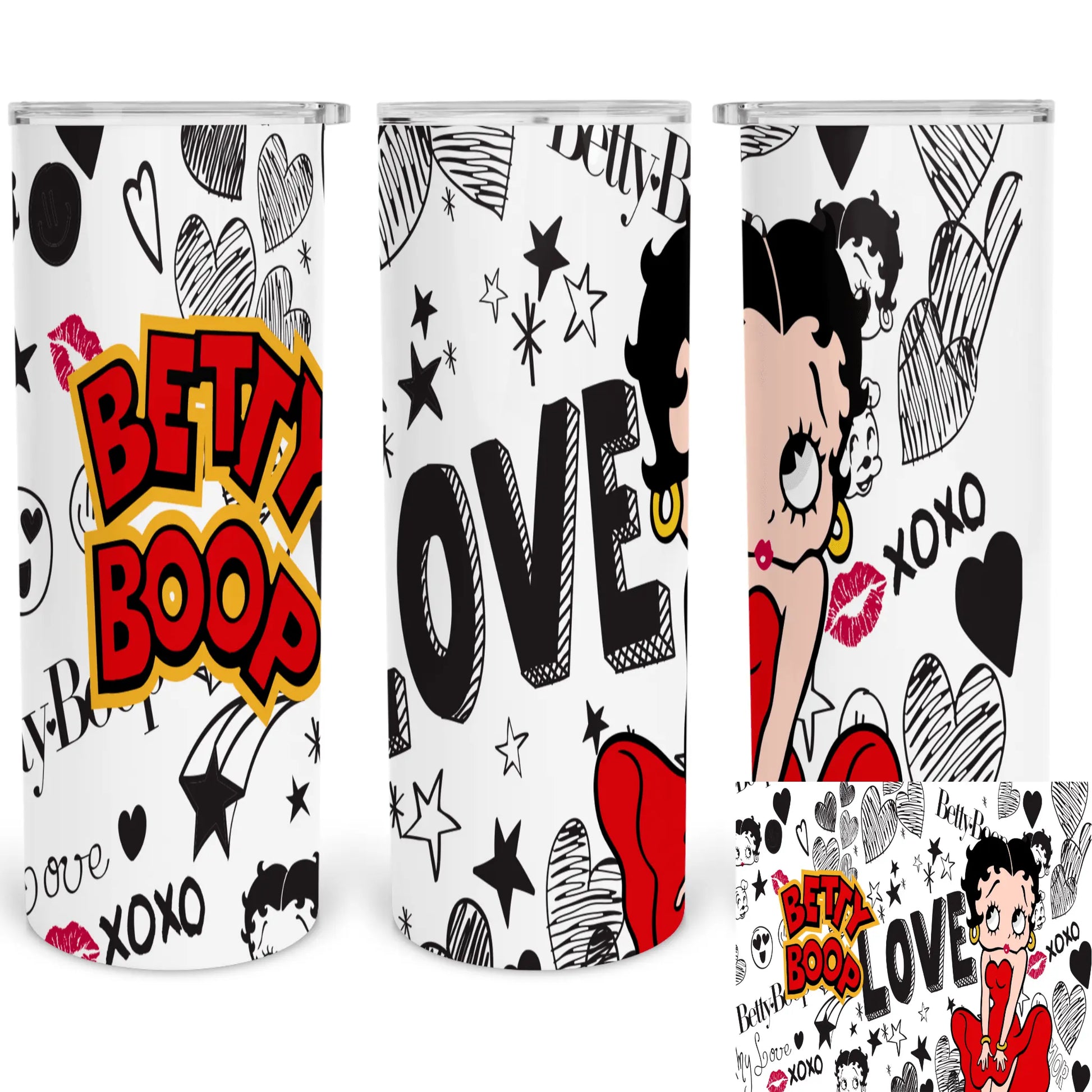 Betty Boop Skinny oz tumbler