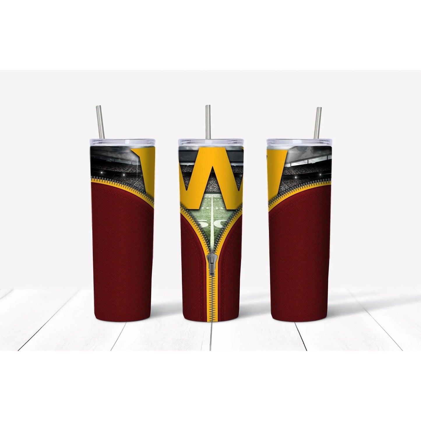 NFL Zipper Skinny 20 oz tumbler