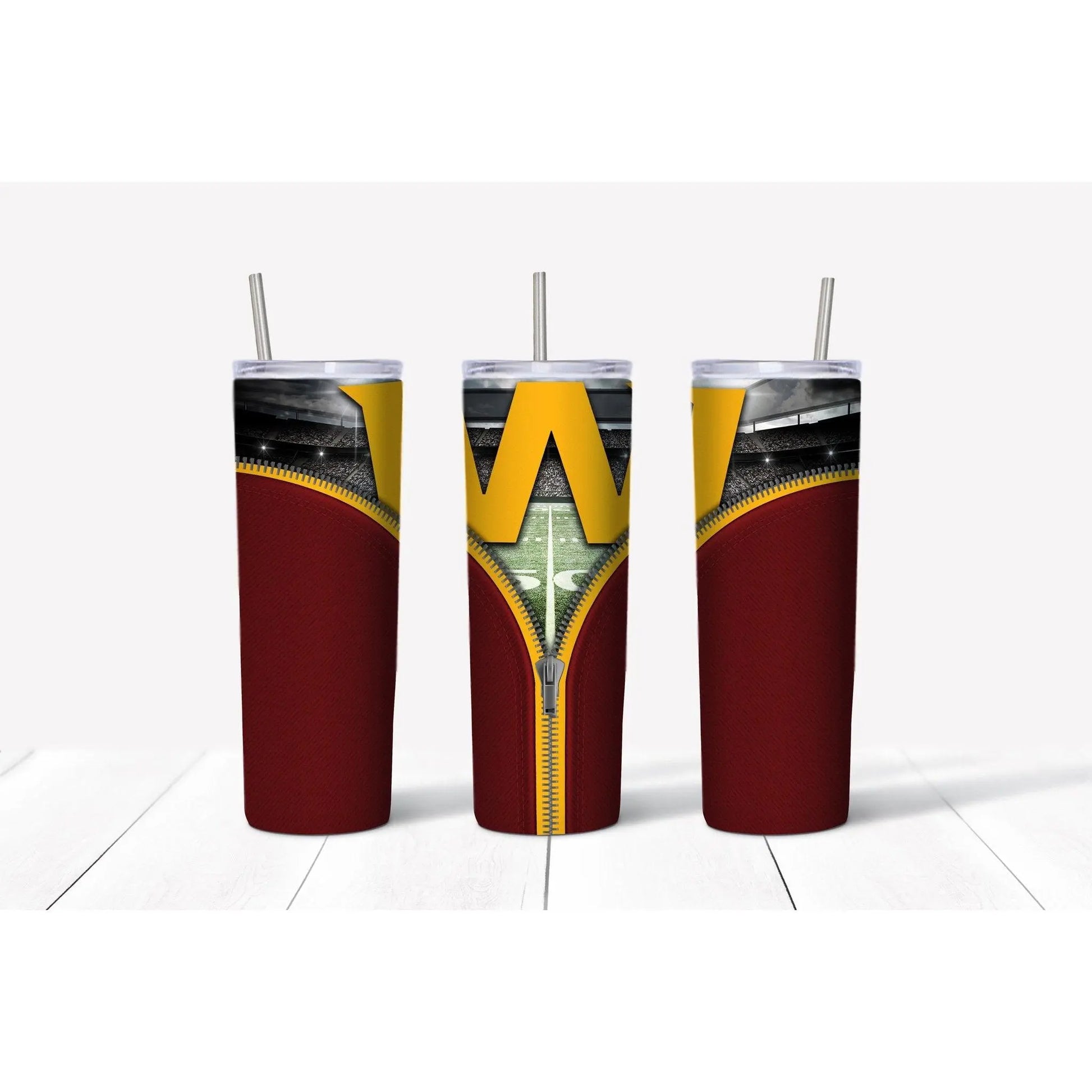 NFL Zipper Skinny 20 oz tumbler