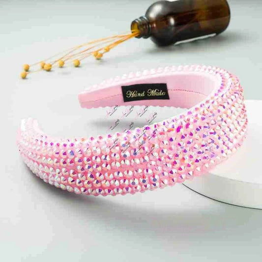 Wide Full Rhinestone HeadBand