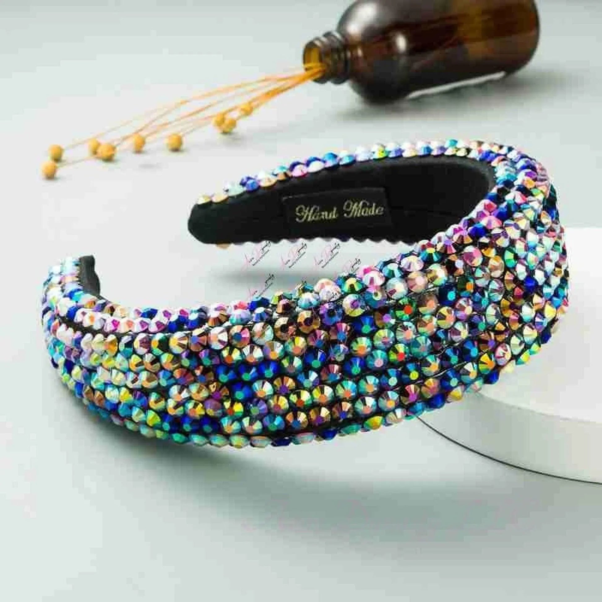 Wide Full Rhinestone HeadBand