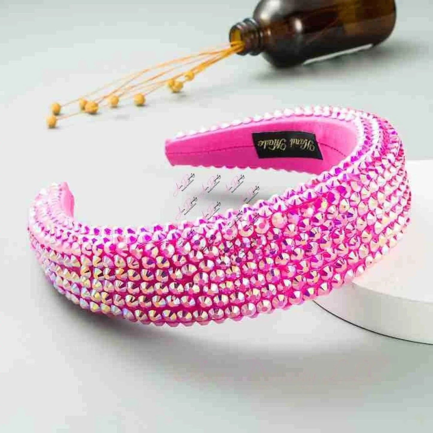Wide Full Rhinestone HeadBand