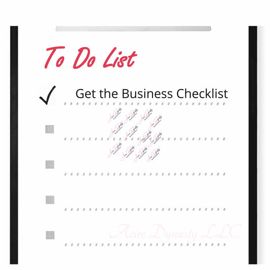 Business Checklist