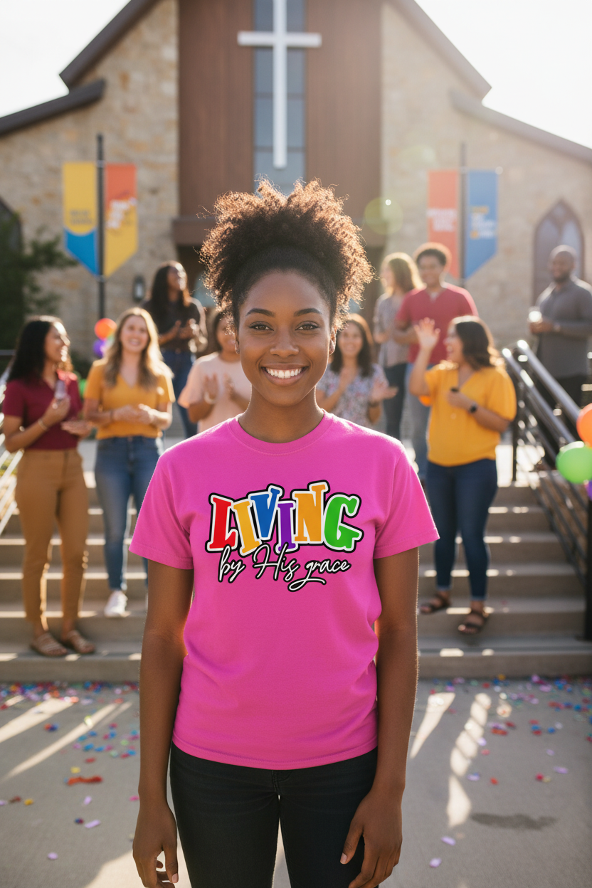 Living by Grace Pink