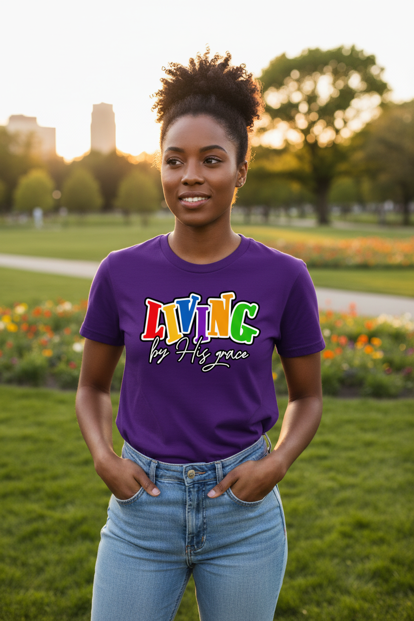 Living by Grace Purple