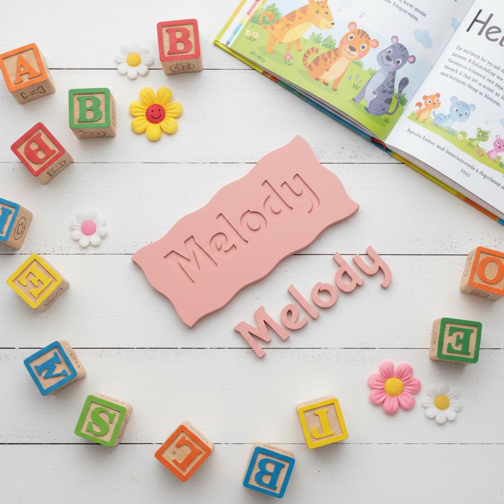 Name Board Flat Lay