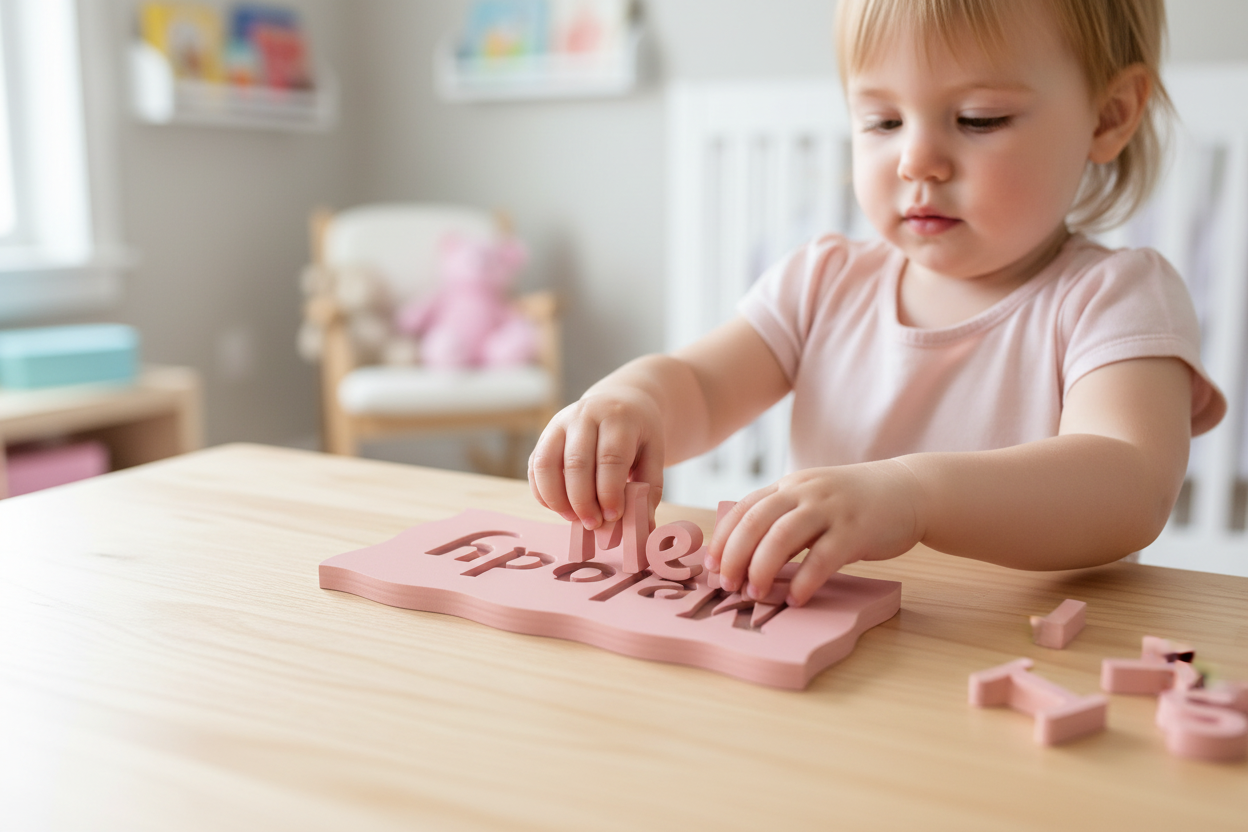 Name Board Hands Close-Up