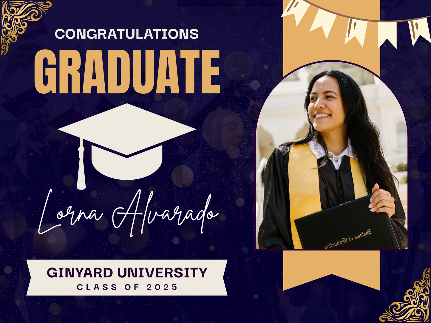 Custom Grad Yard Sign