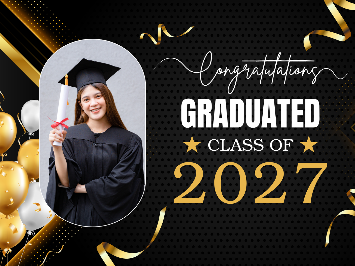 Custom Grad Yard Sign