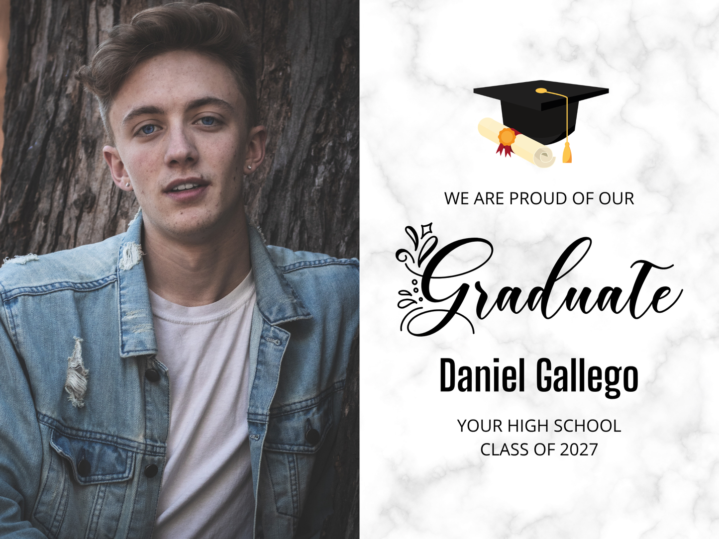 Custom Grad Yard Sign