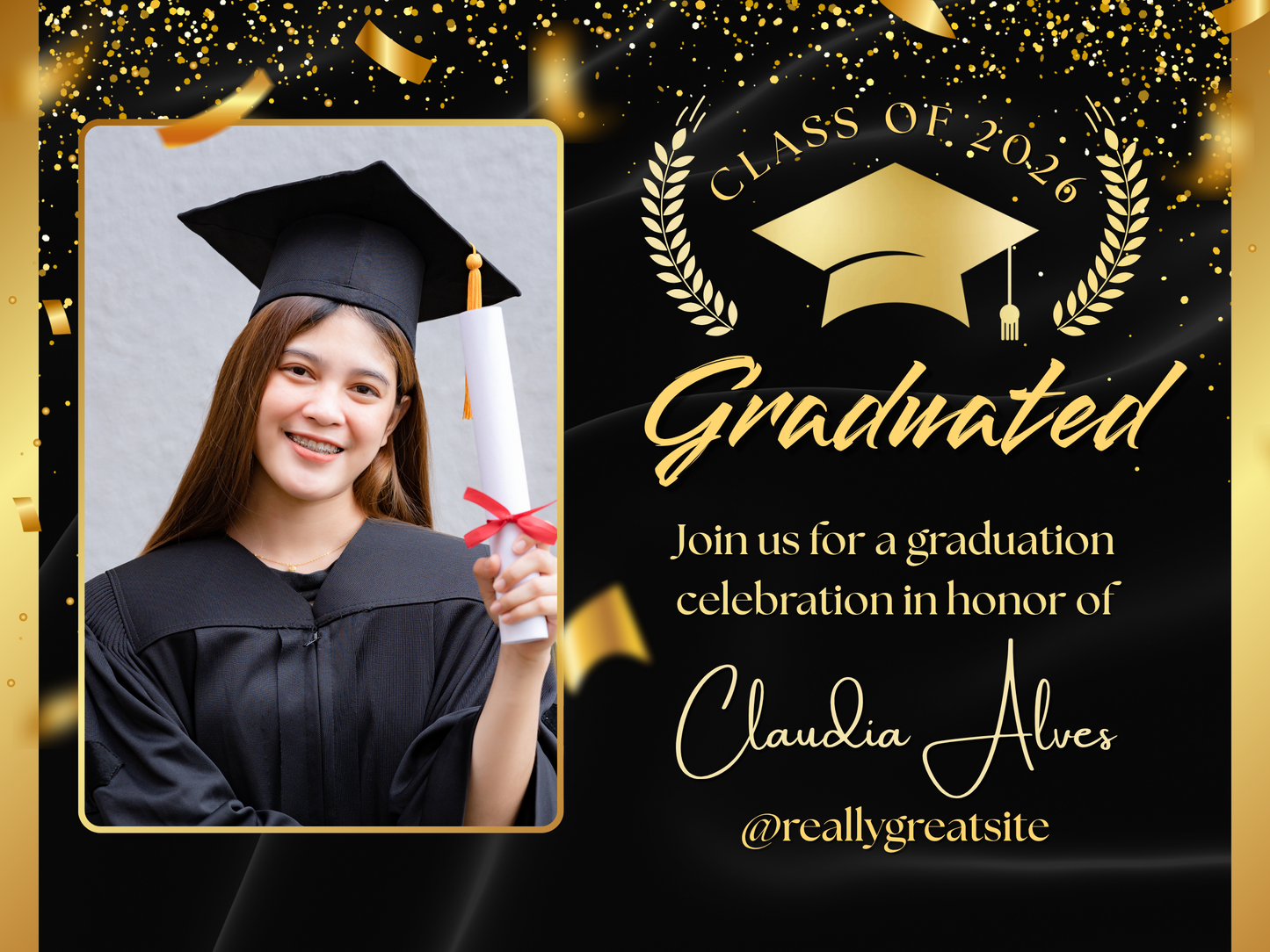 Custom Grad Yard Sign
